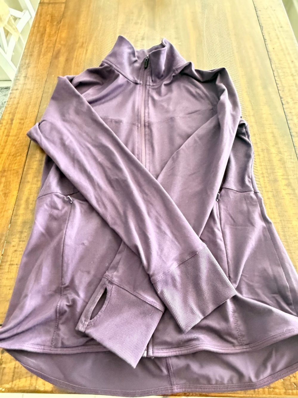 Champion Women's Plum zip Front activewear jacket. Looks more purple.